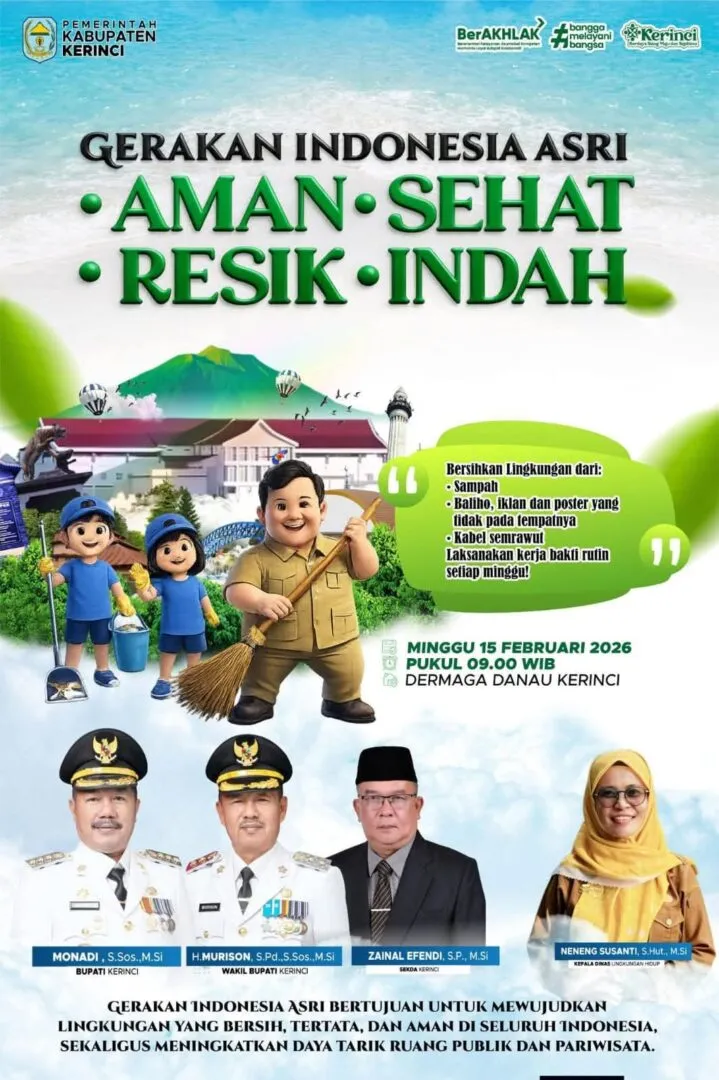 Gerakan Nasional Indonesia ASRI di Kabupaten Kerinci Tahun 2026