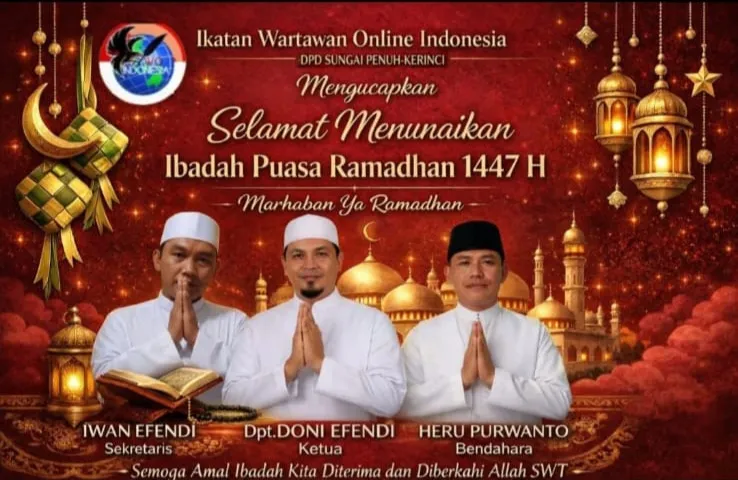 DPD IWOI Sungai Penuh–Kerinci Ucapkan Selamat Menjalankan Ibadah Puasa Ramadhan 1447 H