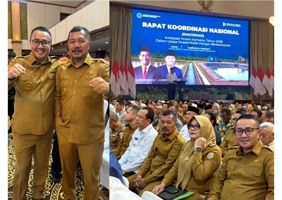 Bupati Monadi Hadiri Rakornas Mitigasi Kekeringan 2026, Perkuat Komitmen Daerah Dukung Swasembada Pangan Nasional