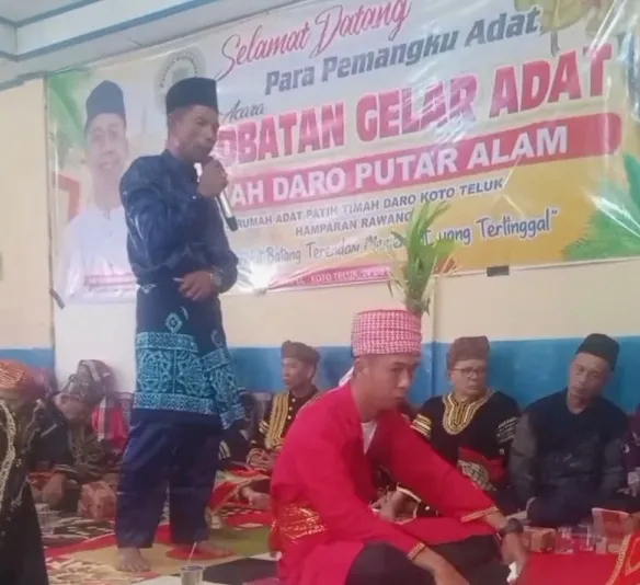 Berjalan Sukses dan Khidmat, Penobatan Gelar Adat Timah Daro Putar Alam