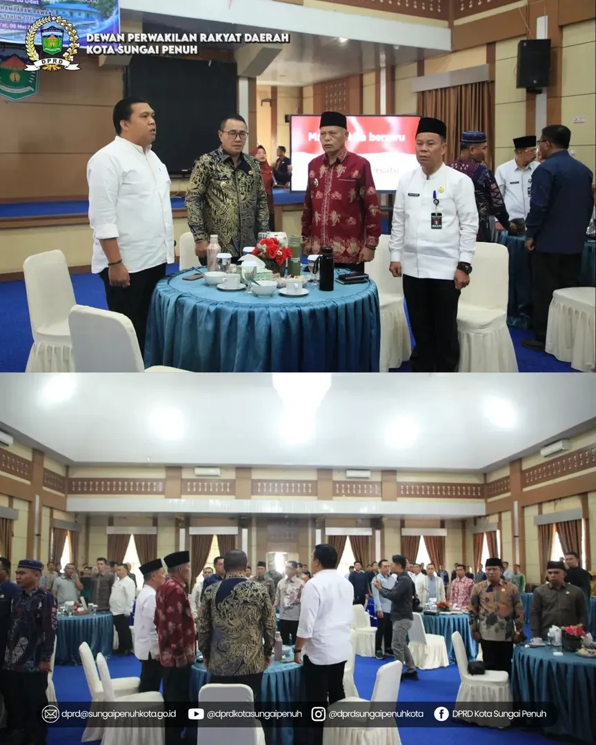 Pimpinan dan Anggota DPRD Hadiri Sosialisasi dan Koordinasi Pembangunan IPAM Rawang 50 Liter/Detik