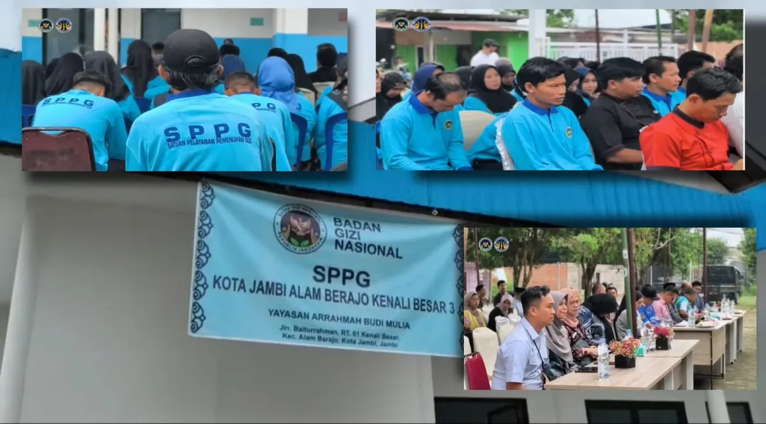 Dukung Program Makan Bergizi Gratis, SPPG Alam Barajo Kenali 3 Jambi Resmi Beroperasi