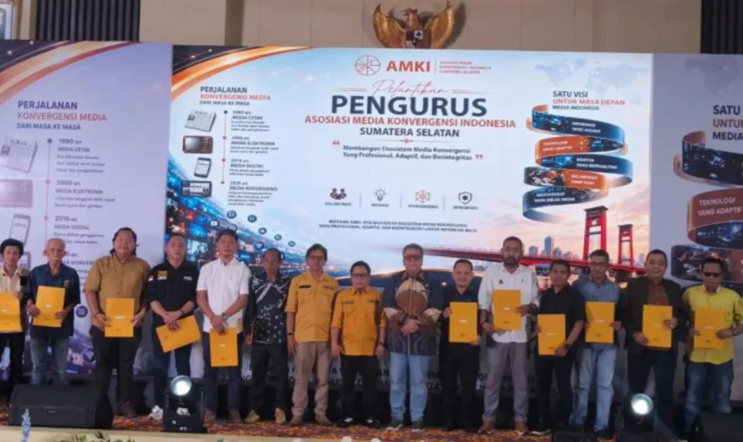 Dewan Pengurus Daerah Asosiasi Media Konvergensi Indonesia (AMKI) Sumatera Selatan Resmi Dilantik