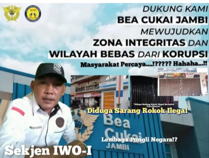 Bea Cukai Jambi Diduga Lembaga Pungli Negara