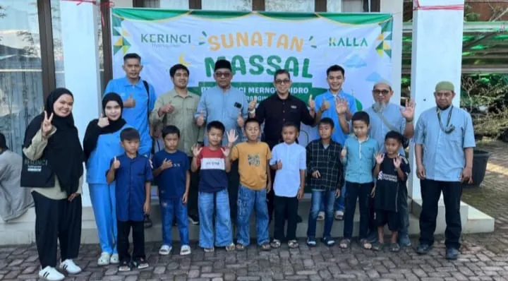 PT PLTA Kerinci Merangin Hidro Gelar Sunatan Massal Gratis