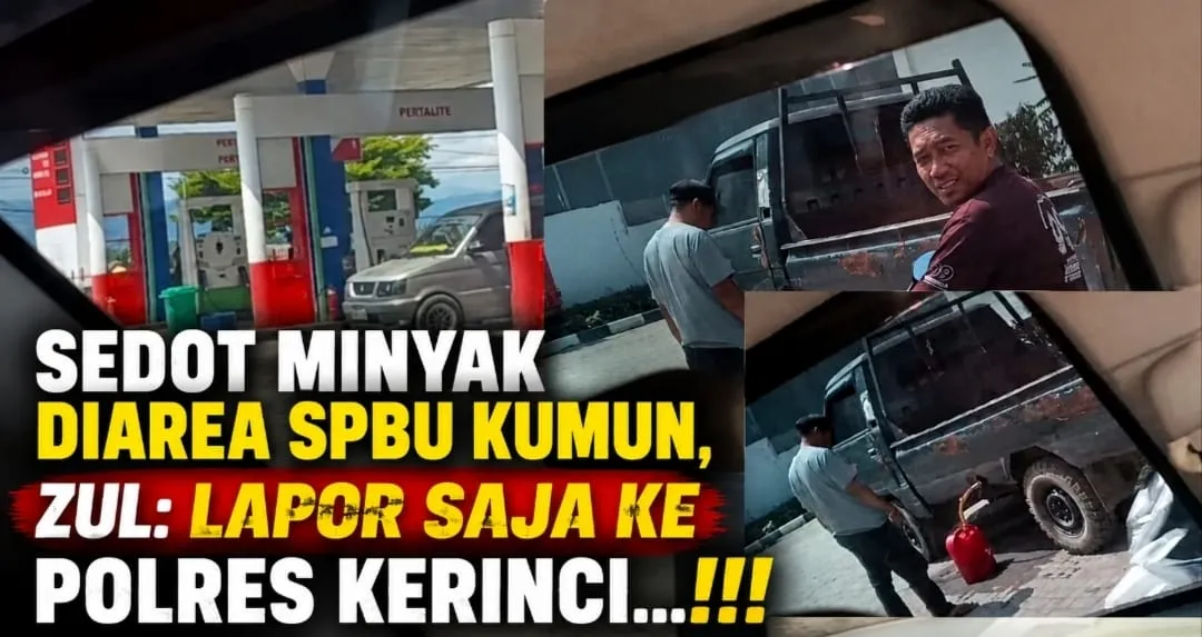 Tak Jera SPBU 24.371.46 Kumun Masih Layani Pelansir BBM Subsidi