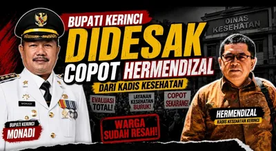 Diterpa Berbagai Persoalan, Bupati Kerinci Didesak Copot Hermendizal dari Kadis Kesehatan