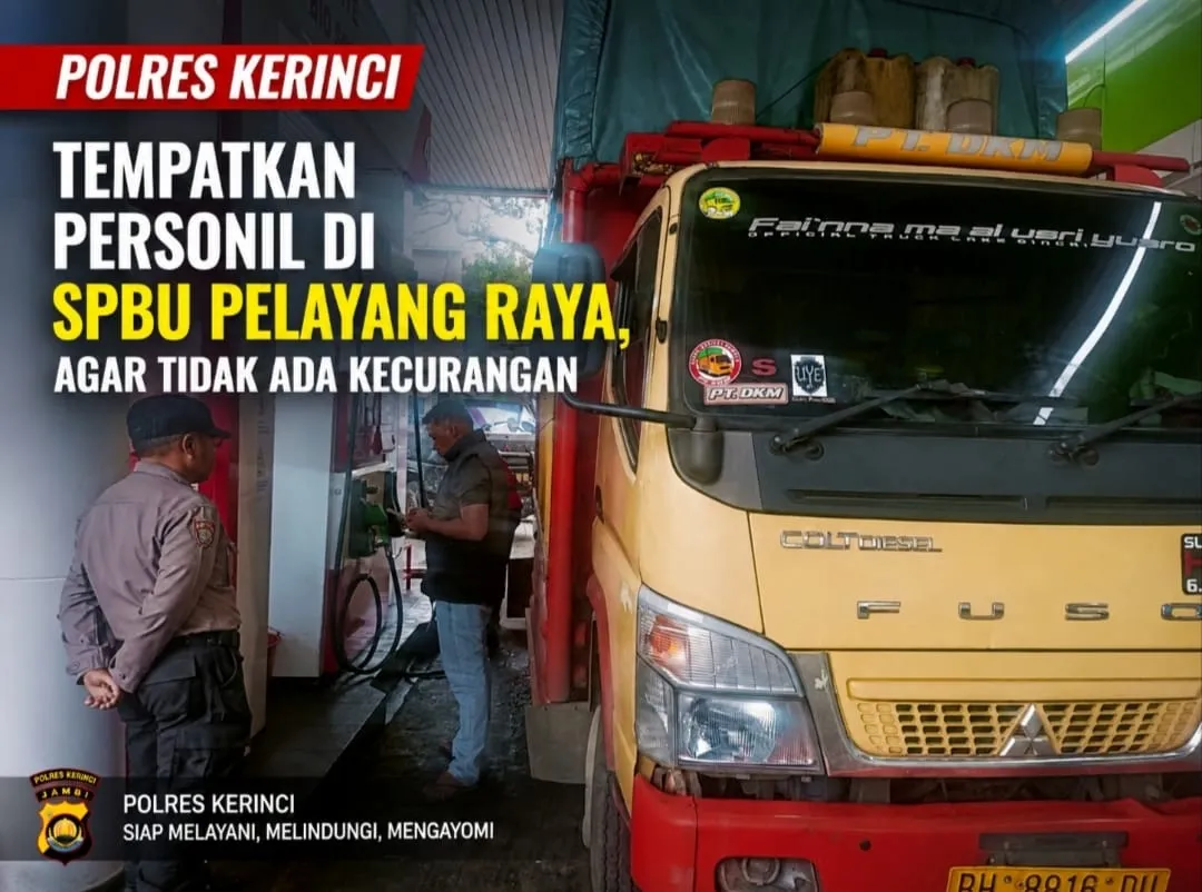 Polres Kerinci Turun Tangan, SPBU Pelayang Raya Sungai Penuh Dijaga Ketat Terkait Dugaan Kecurangan BBM Bersubsidi