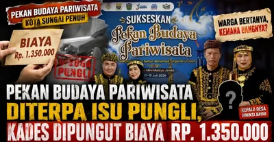 Pekan Budaya Kota Sungai Penuh Diterpa Isu Pungli, Kades Dipungut Iuran Rp1.350.000 Per Desa