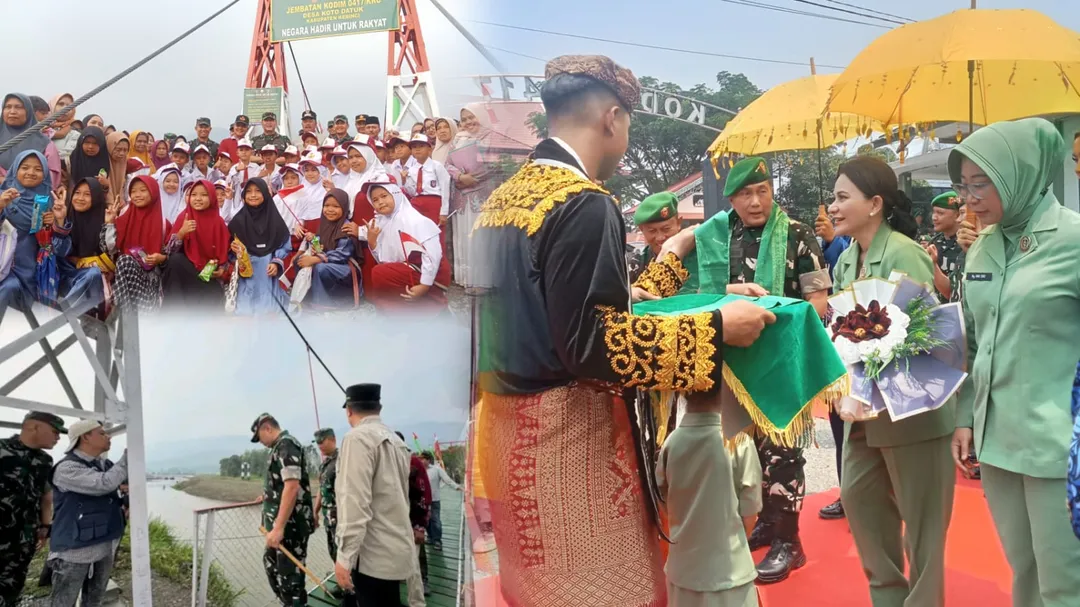 Sekapur Sirih dan Yel Yel Sambut Kunker Pangdam XX/TIB Di Makodim 0417/Kerinci