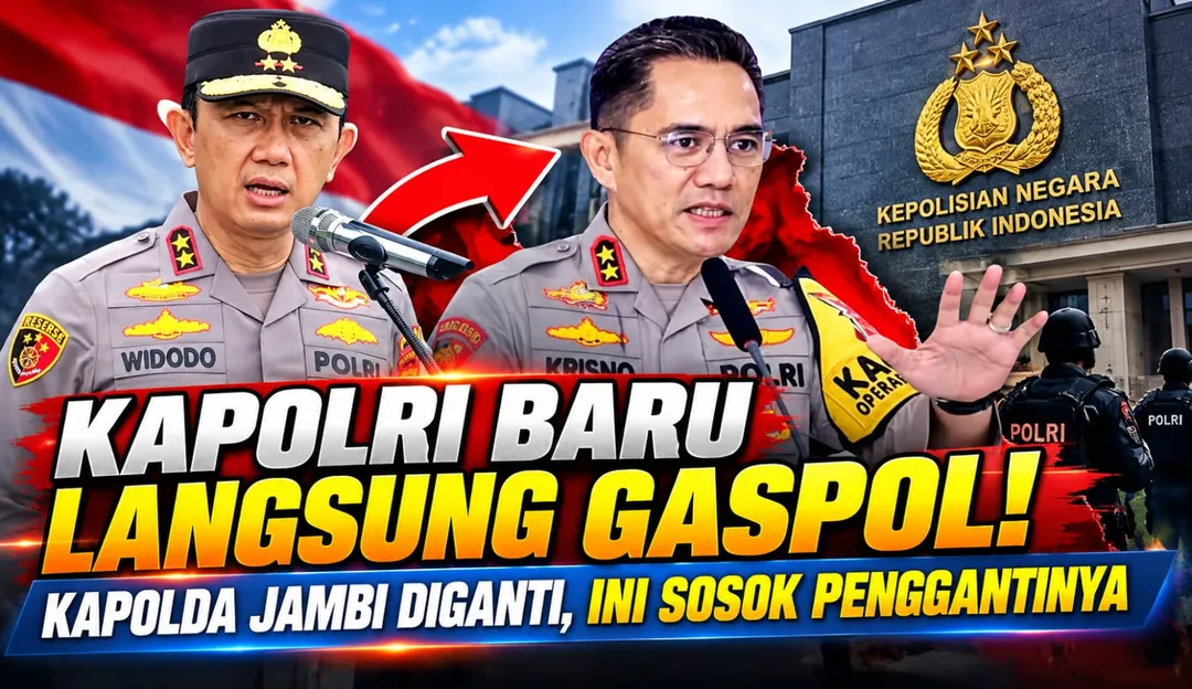 Kapolri Baru Langsung Gaspol! Kapolda Jambi Diganti, Ini Sosok Penggantinya