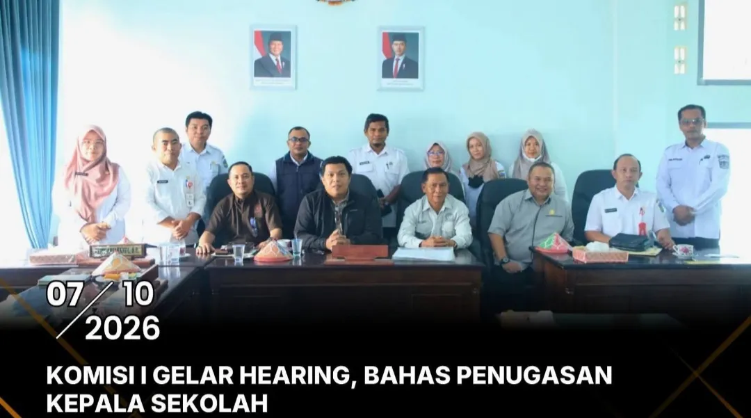 Komisi I DPRD Kota Sungai Penuh Gelar Hearing Bahas Penugasan Kepala Sekolah