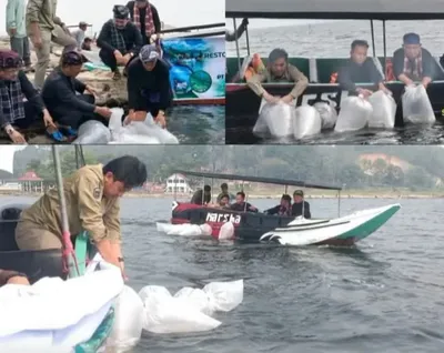 PT KMH Tebar Ribuan Bibit Ikan Semah Bersama Bupati Monadi, "Lestarikan Ikon Danau Kerinci"